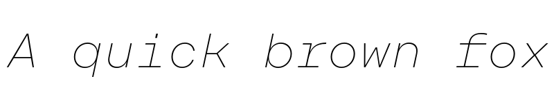 Preview of FONTSPRING DEMO - Rational TW Display Thin Italic font