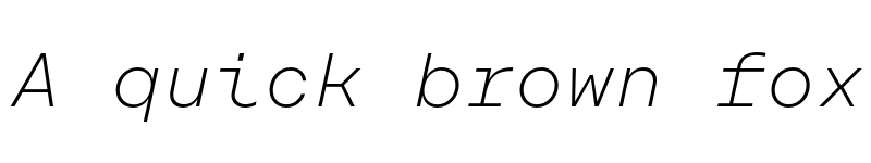 Preview of FONTSPRING DEMO - Rational TW Text ExtraLight Italic font