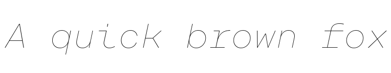 Preview of FONTSPRING DEMO - Rational TW Text Hairline Italic font