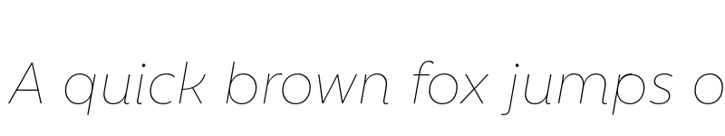 Preview of FONTSPRING DEMO - Rebrand Txt ExLight it Regular font