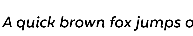 Preview of FONTSPRING DEMO - Rebrand Txt SemiBold it Regular font