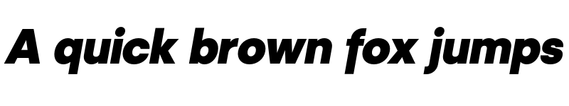 Preview of FONTSPRING DEMO - Recht Black Italic font
