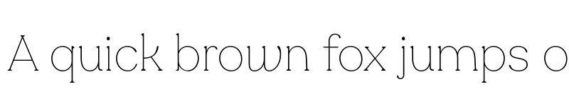Preview of FONTSPRING DEMO - Recoleta Alt Thin Regular font