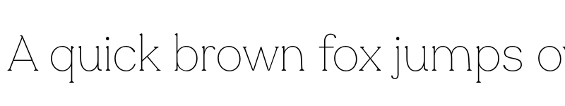 Preview of FONTSPRING DEMO - Recoleta Thin Regular font