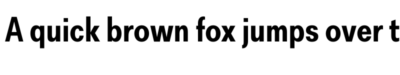 Preview of FONTSPRING DEMO - Recta Condensed Regular font