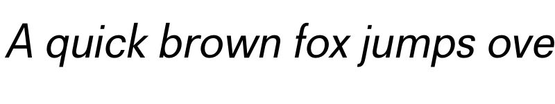 Preview of FONTSPRING DEMO - Recta Italic font