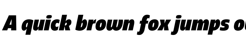 Preview of FONTSPRING DEMO - Redonda Compressed Compressed Black It Regular font