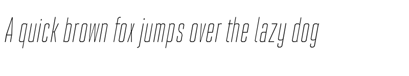 Preview of FONTSPRING DEMO - Refinery 15 Hairline Italic Regular font