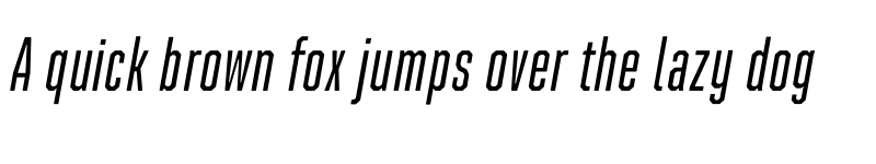 Preview of FONTSPRING DEMO - Refinery 15 Italic Regular font