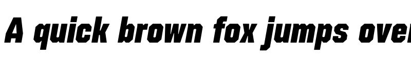 Preview of FONTSPRING DEMO - Refinery 25 Black Italic Regular font