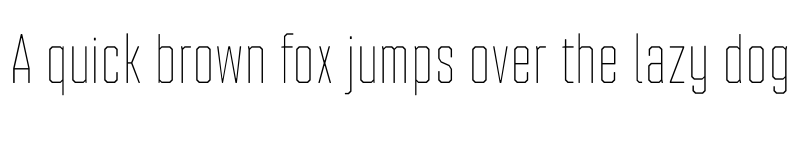 Preview of FONTSPRING DEMO - Refinery 25 Hairline Regular font