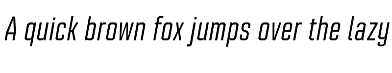 Preview of FONTSPRING DEMO - Refinery 25 Italic Regular font