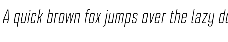 Preview of FONTSPRING DEMO - Refinery 25 Light Italic Regular font