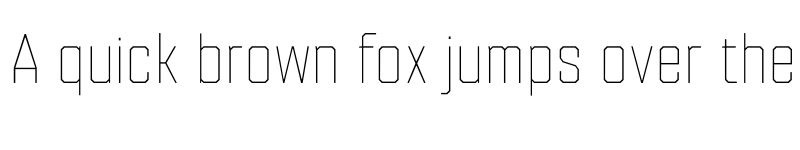 Preview of FONTSPRING DEMO - Refinery 35 Hairline Regular font