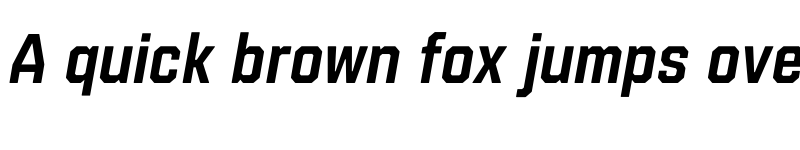 Preview of FONTSPRING DEMO - Refinery 35 SemiBold Italic Regular font