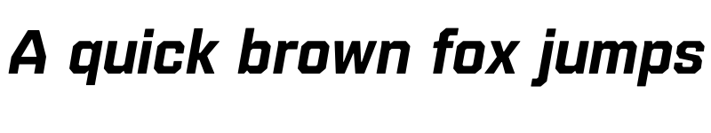 Preview of FONTSPRING DEMO - Refinery 55 Bold Italic Regular font