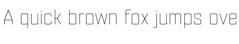 Preview of FONTSPRING DEMO - Refinery 55 Hairline Regular font