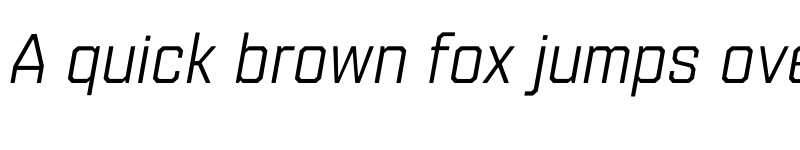 Preview of FONTSPRING DEMO - Refinery 55 Italic Regular font