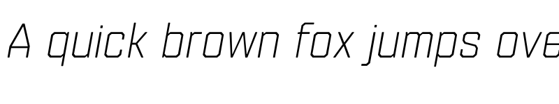 Preview of FONTSPRING DEMO - Refinery 55 Light Italic Regular font