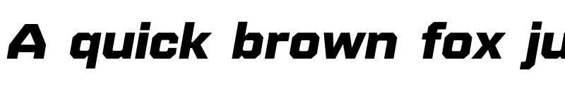 Preview of FONTSPRING DEMO - Refinery 75 Black Italic Regular font