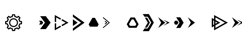 Preview of FONTSPRING DEMO - Refinery Ornaments Regular font