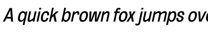 Preview of FONTSPRING DEMO - Reg ExtCond UtObli Italic font