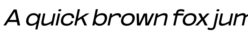 Preview of FONTSPRING DEMO - Reg ExtExp UtObli Italic font