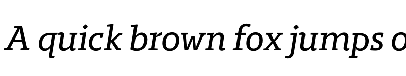 Preview of FONTSPRING DEMO - Regime Italic font