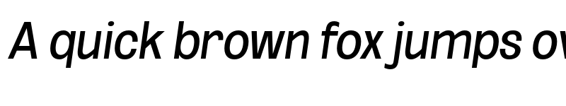 Preview of FONTSPRING DEMO - Regular Cond Obli Italic font