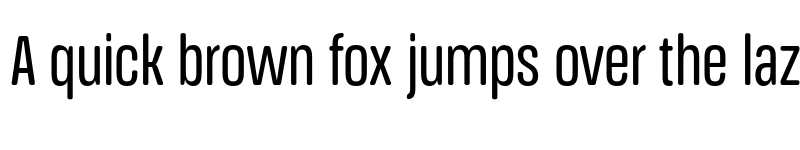 Preview of FONTSPRING DEMO - Regular Extra Cn Regular font