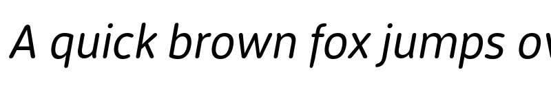 Preview of FONTSPRING DEMO - Regular It Regular font