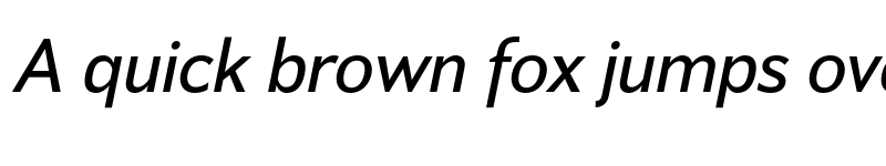 Preview of FONTSPRING DEMO - Regular Italic Italic font