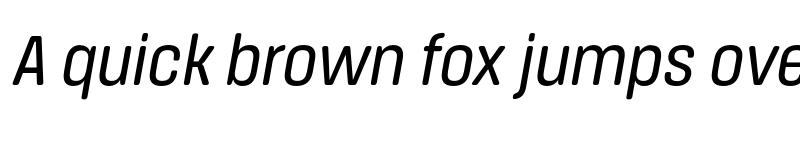 Preview of FONTSPRING DEMO - Regular Nr It Italic font