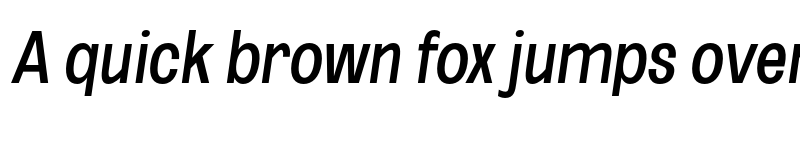 Preview of FONTSPRING DEMO - Regular UltCond Obli Italic font