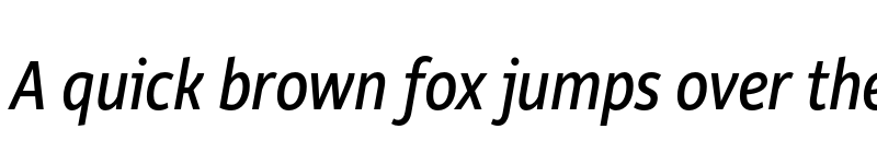 Preview of FONTSPRING DEMO - Rehn Condensed Italic font