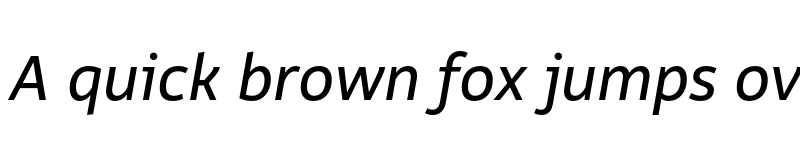 Preview of FONTSPRING DEMO - Rehn Italic font