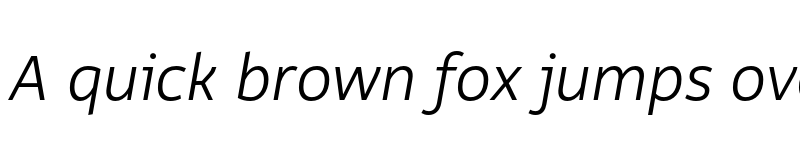 Preview of FONTSPRING DEMO - Rehn Light Italic font