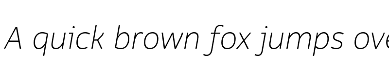 Preview of FONTSPRING DEMO - Rehn Thin Italic font