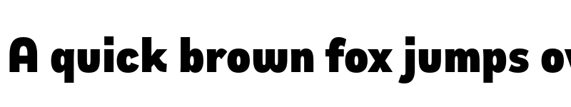 Preview of FONTSPRING DEMO - Remora Sans W1 Black Regular font