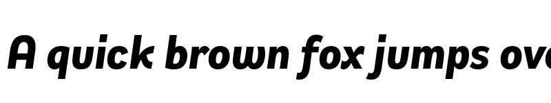 Preview of FONTSPRING DEMO - Remora Sans W1 Bold Italic Italic font