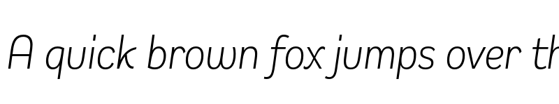 Preview of FONTSPRING DEMO - Remora Sans W1 Light Italic Italic font