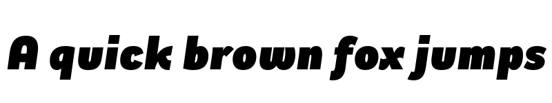 Preview of FONTSPRING DEMO - Remora Sans W1 Ultra Italic Italic font