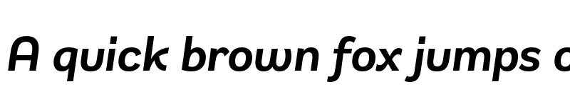 Preview of FONTSPRING DEMO - Remora Sans W2 Demi Italic Italic font