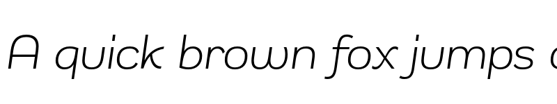 Preview of FONTSPRING DEMO - Remora Sans W3 Light Italic Italic font