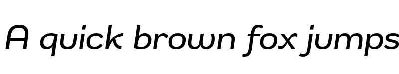 Preview of FONTSPRING DEMO - Remora Sans W3 Medium Italic Italic font