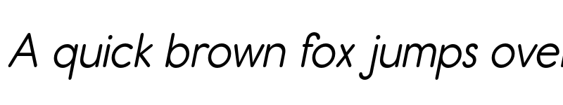 Preview of FONTSPRING DEMO - Report Rg Italic font