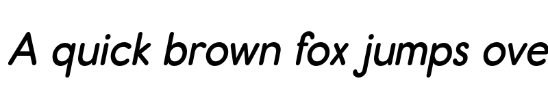 Preview of FONTSPRING DEMO - Report Sb Italic font