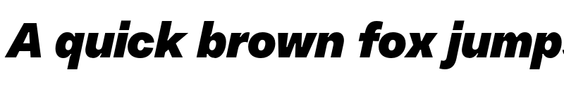 Preview of FONTSPRING DEMO - Resist Text Black Italic font