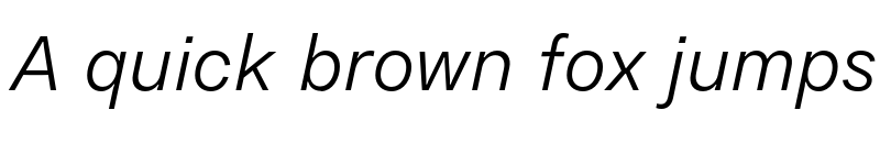 Preview of FONTSPRING DEMO - Resist Text Light Italic font