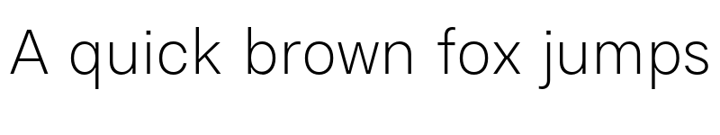 Preview of FONTSPRING DEMO - Resist Text Thin Regular font